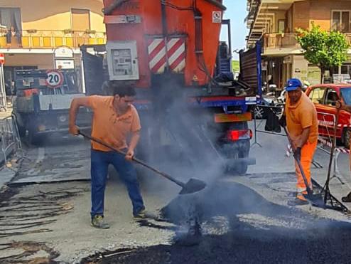 Lavori in corso a Sorrento