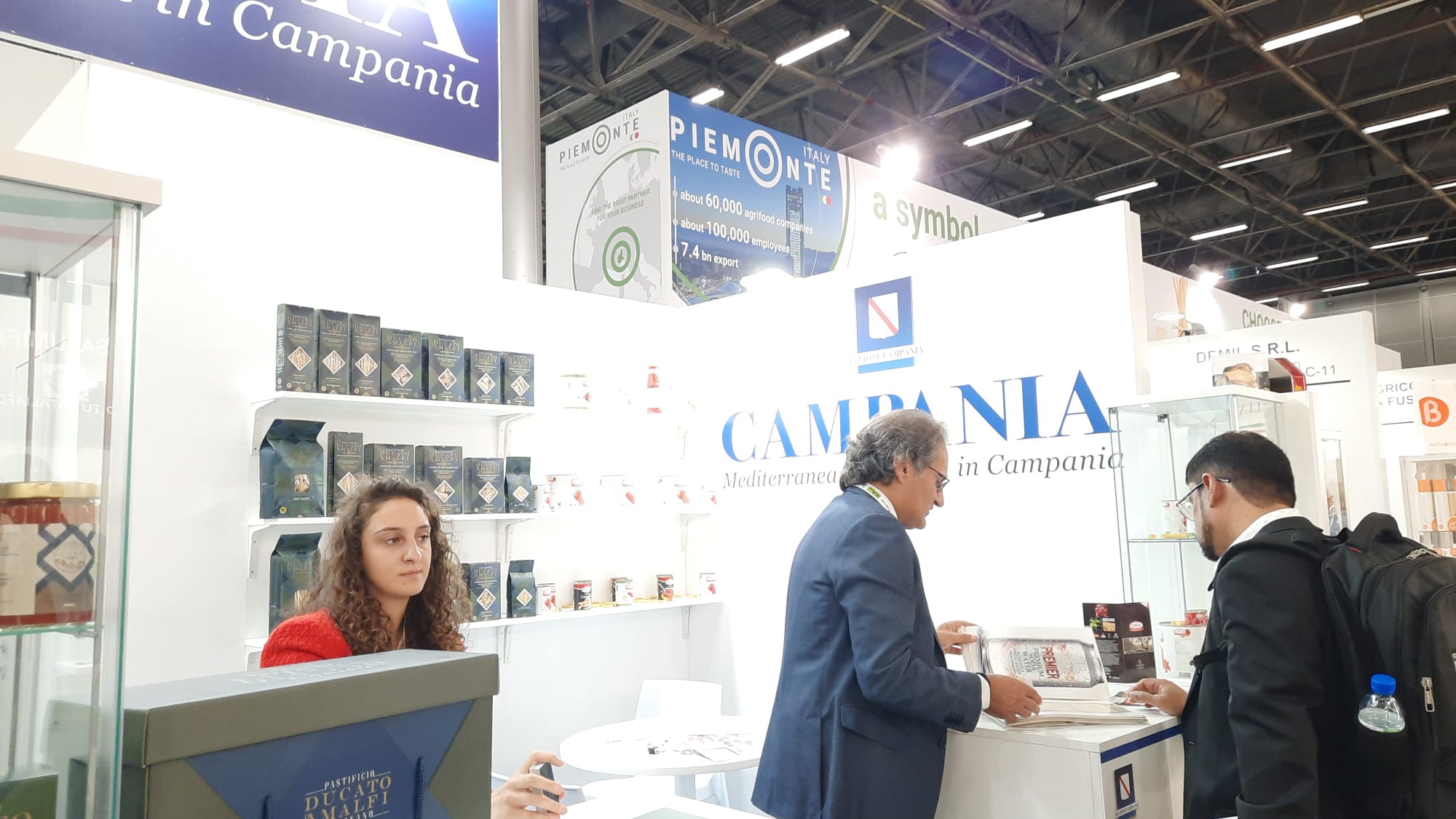 Lo stand della Regione Campania