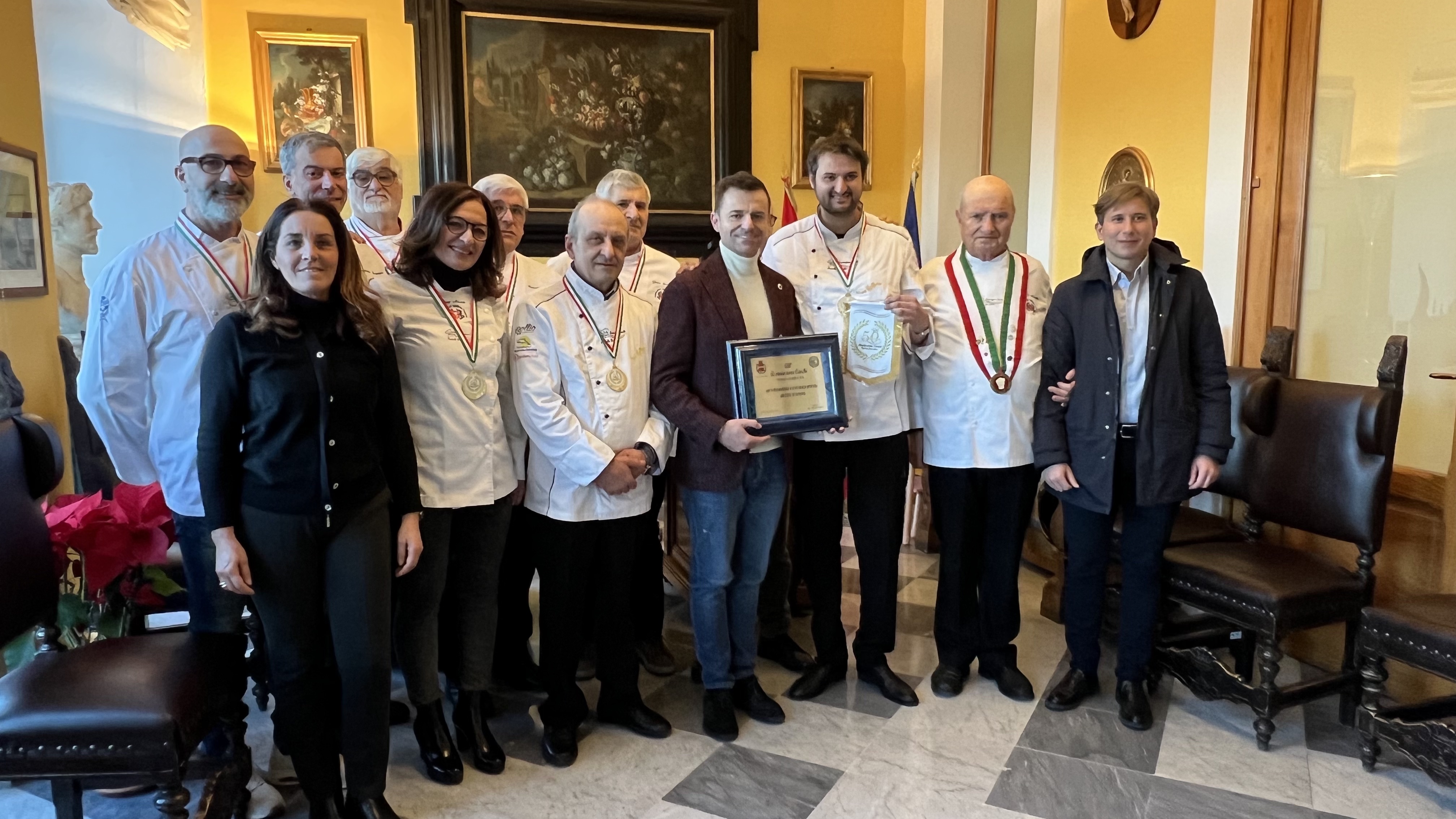 L'incontro al Comune