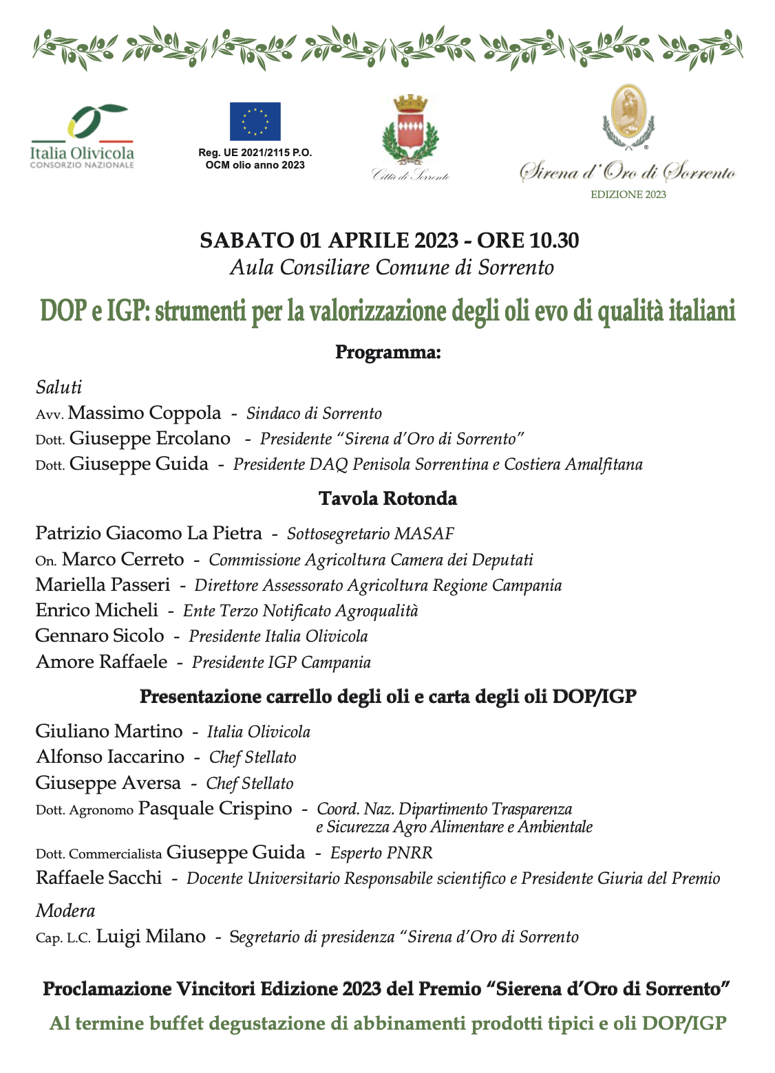 La locandina dell'evento