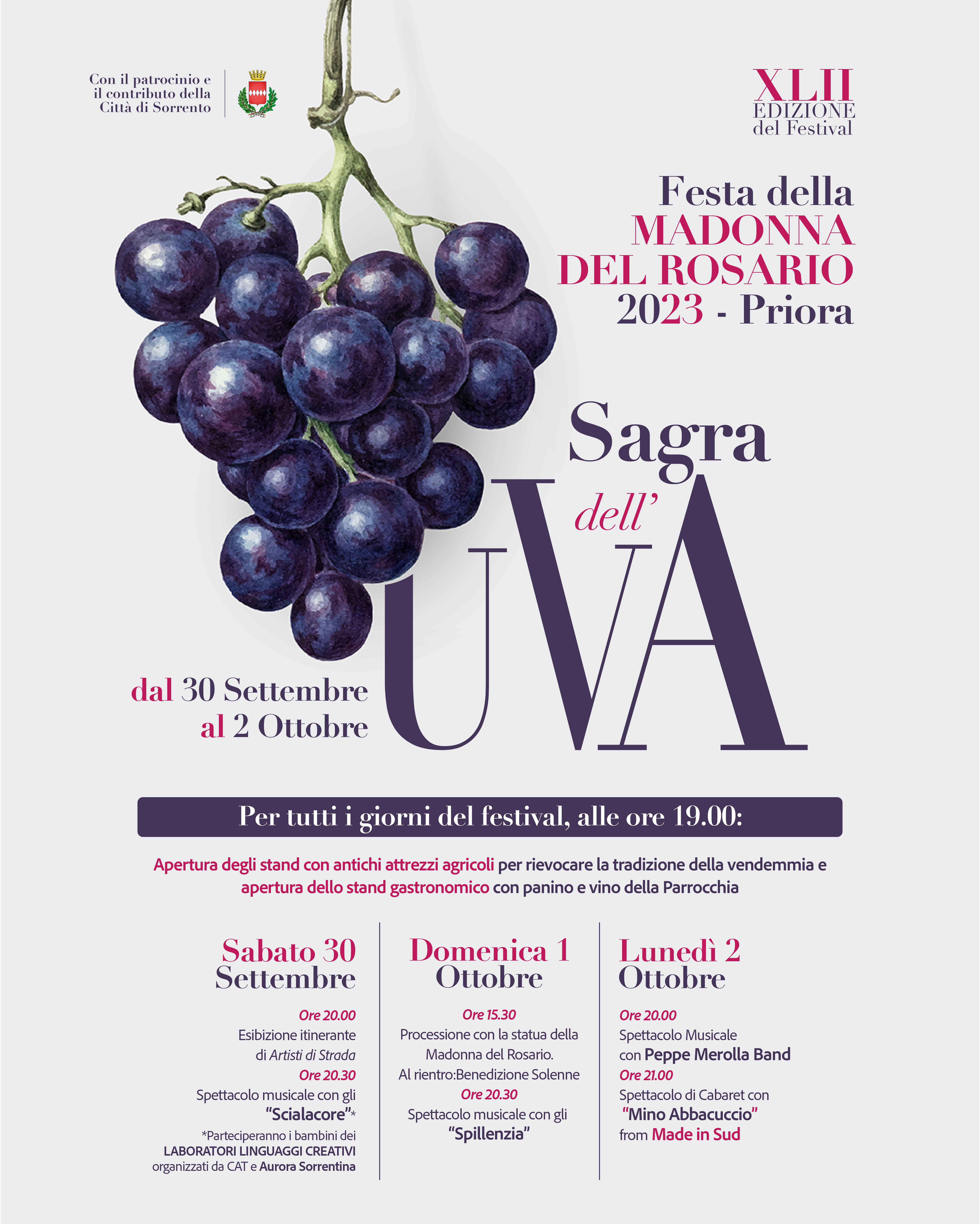 La locandina dell'evento