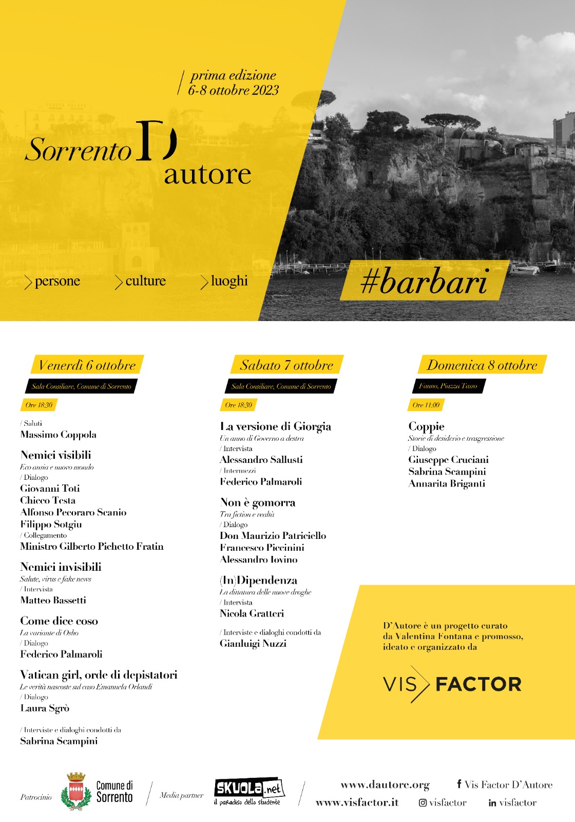 La locandina dell'evento