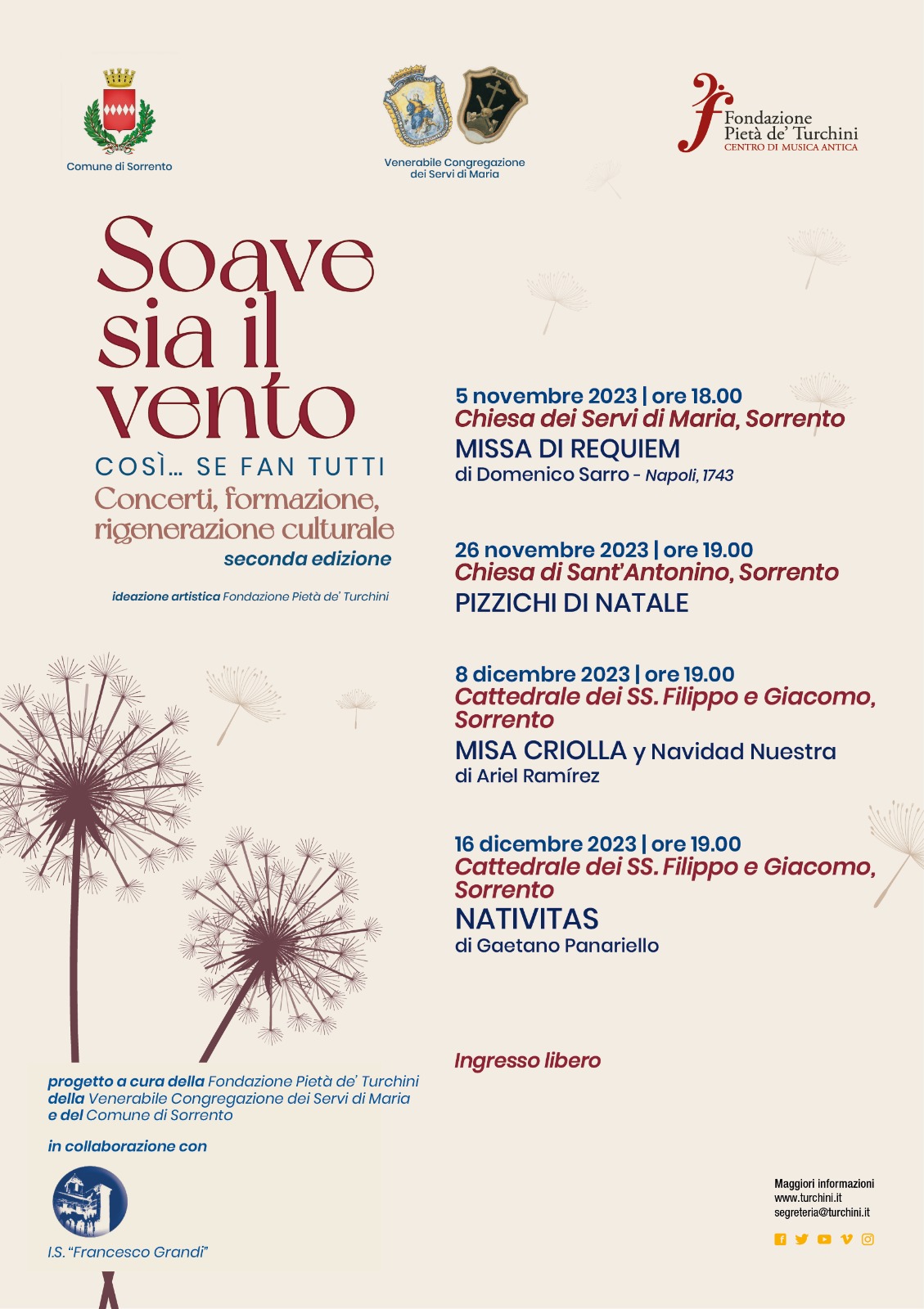 La locandina dell'evento