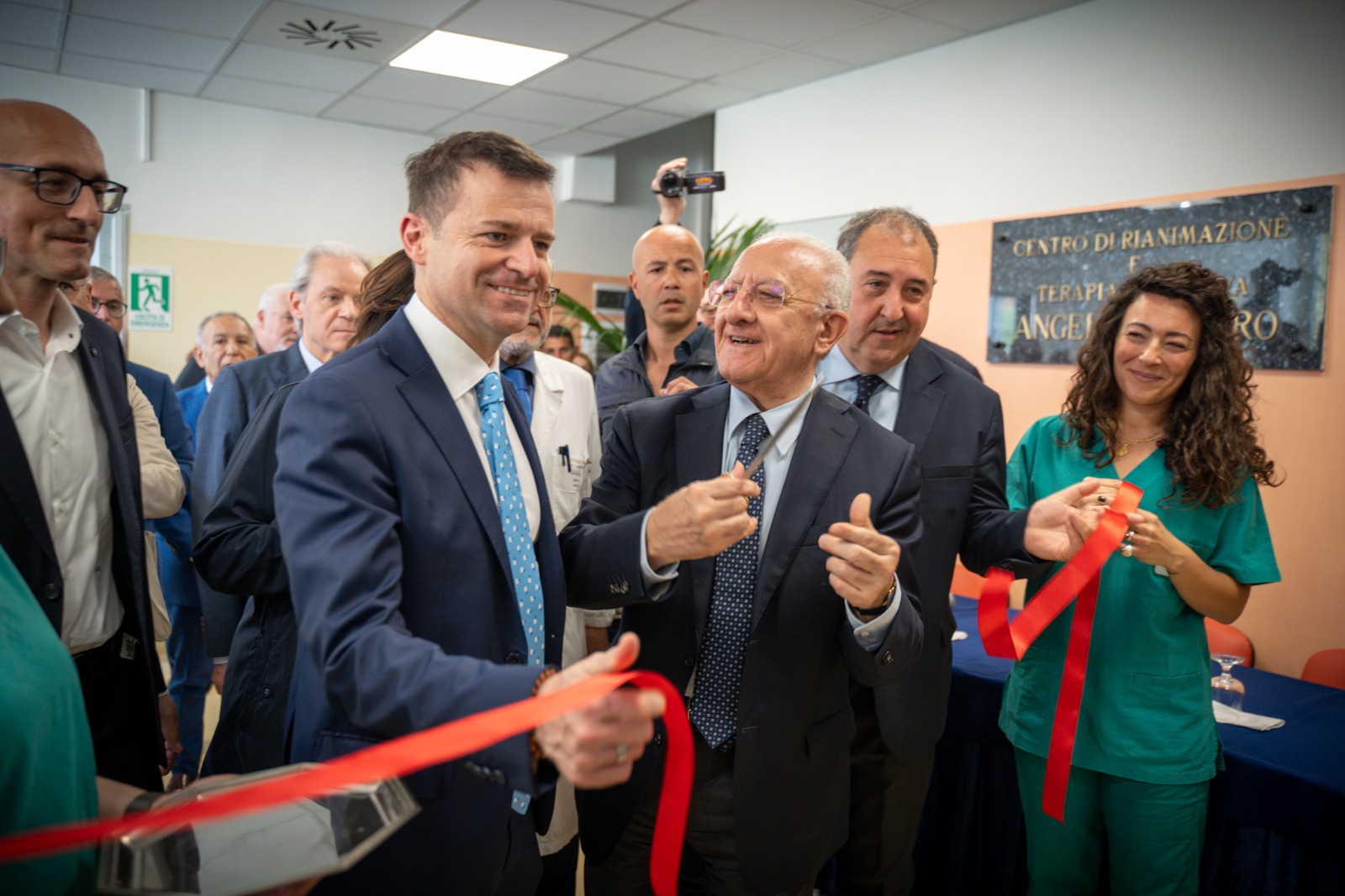 Un momento della cerimonia