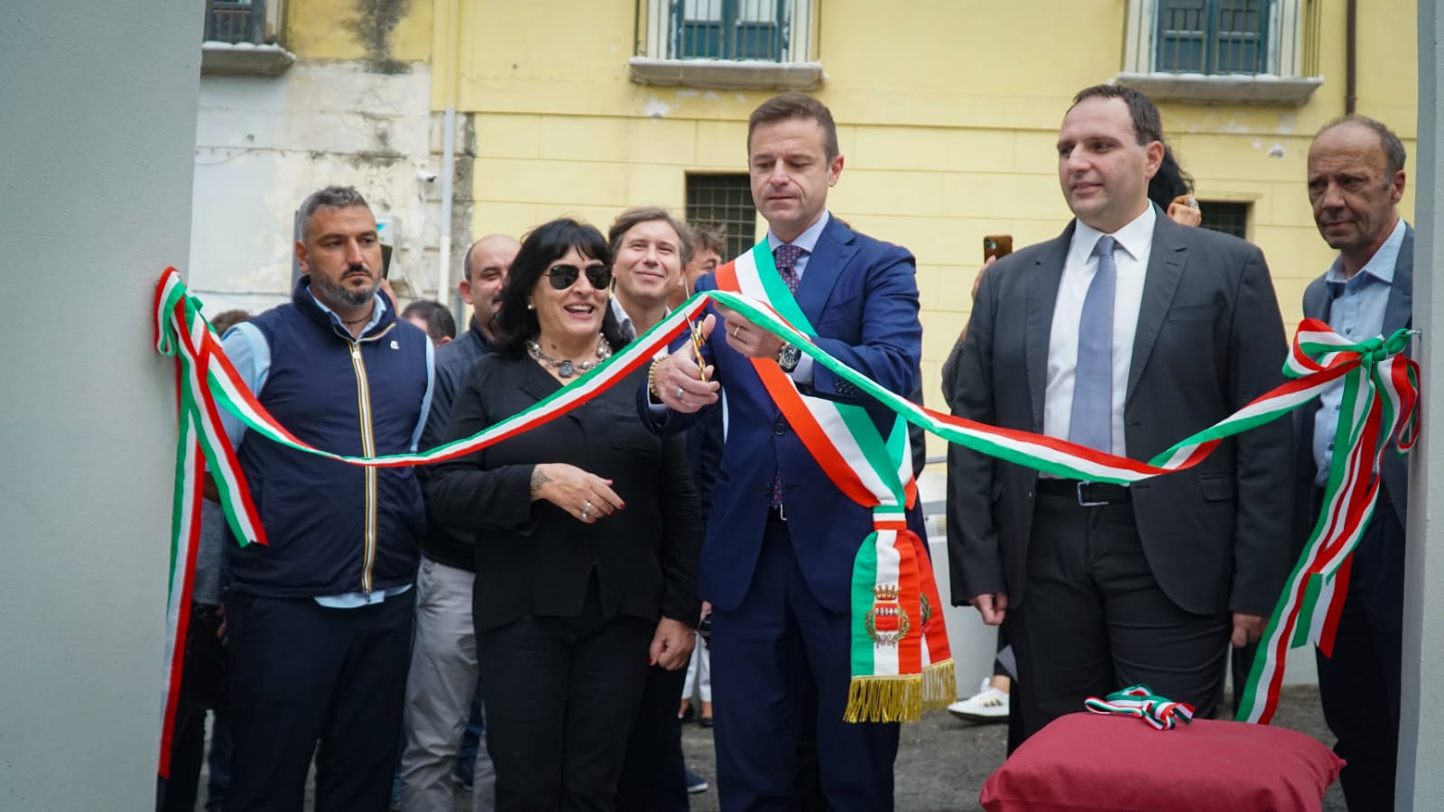 Un momento della cerimonia