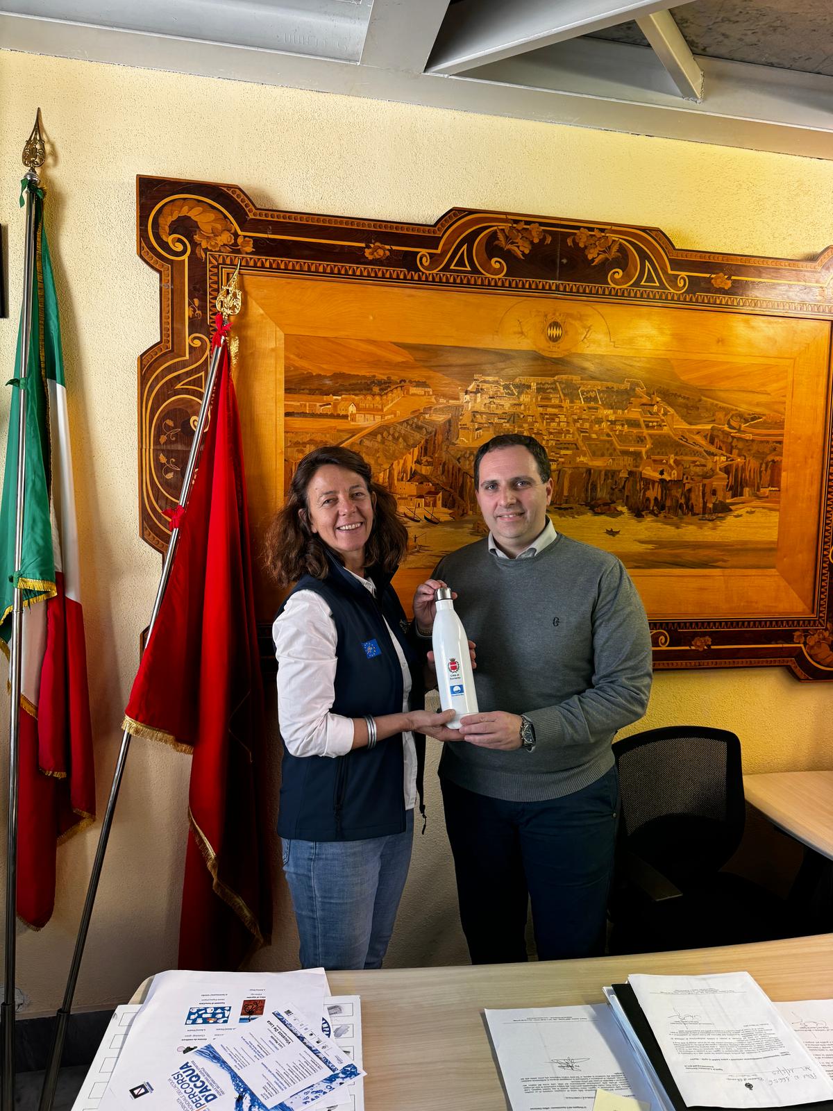 Nella foto, da sinistra, Eleonora de Sabata e Luigi Di Prisco